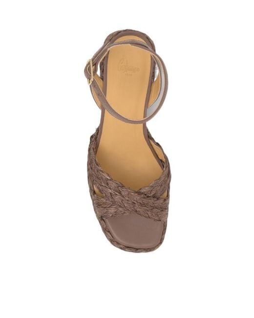 Castaner Multicolor Castañer Valeriette Woven Platform Heeled Sandals
