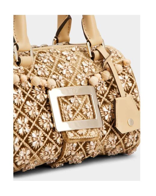 Roger Vivier Metallic Belle Vivier Bag