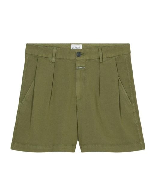 Closed Green Revyl Shorts