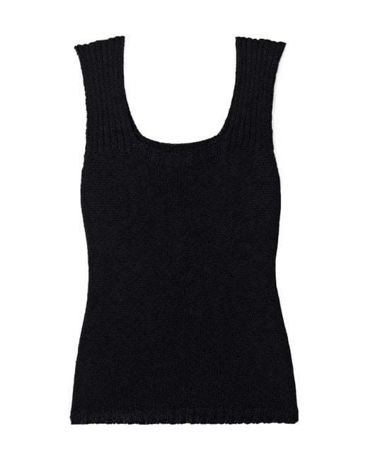 Khaite Black Wil Cotton Tank