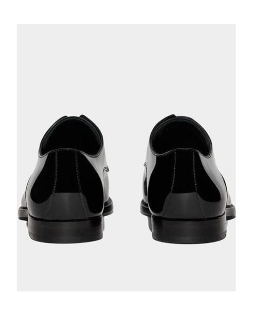 DSquared² Black Ibra Tapered Toe Lace-Up Shoes for men