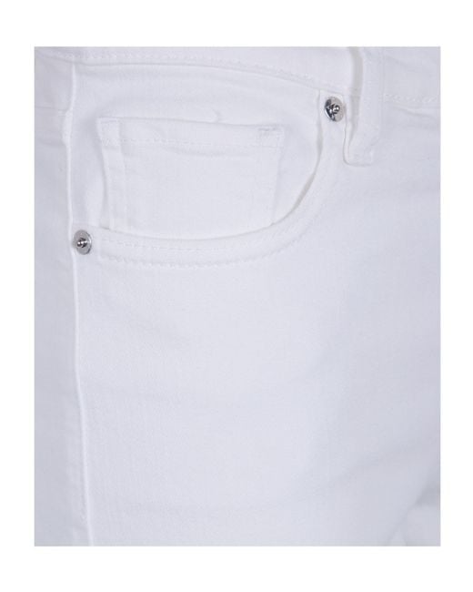 FRAME White Logo Patch Pants