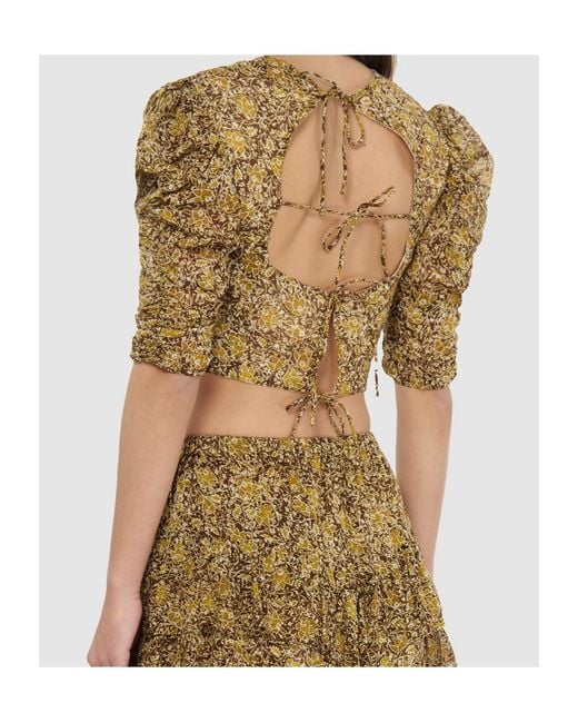 Isabel Marant Natural Printed Tops