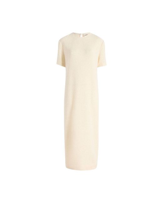 Khaite White Maxi Dress