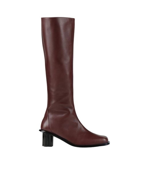 Farm Rio Brown Minimalist Leather Boots