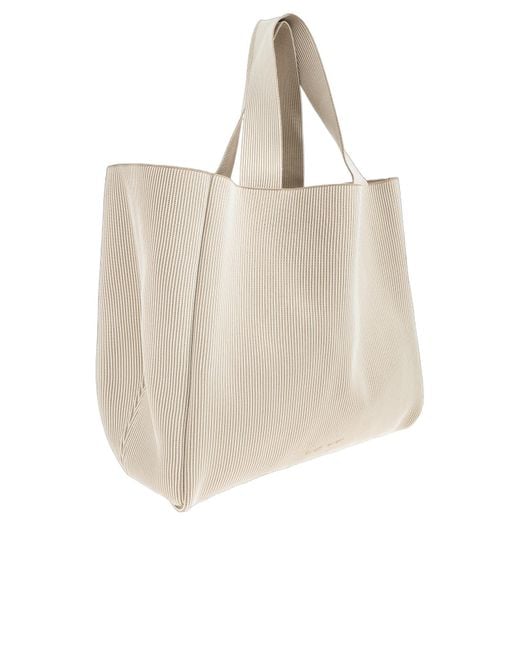 Samsøe & Samsøe Natural Samira Ribbed-Knit Shouder Bag