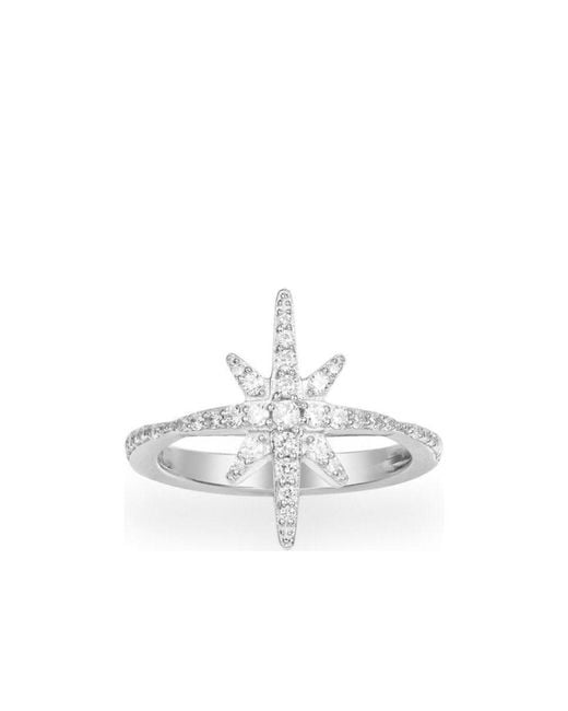 Apm Monaco White Meteor Phalangeal Ring