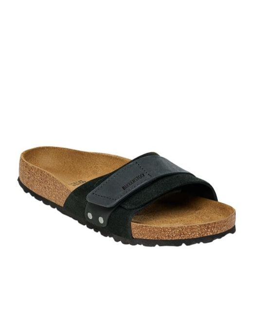 Birkenstock Brown Oita Suede Slides