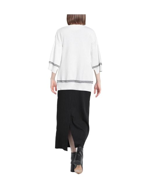 Marni Gray Crew-Neck Knit Top