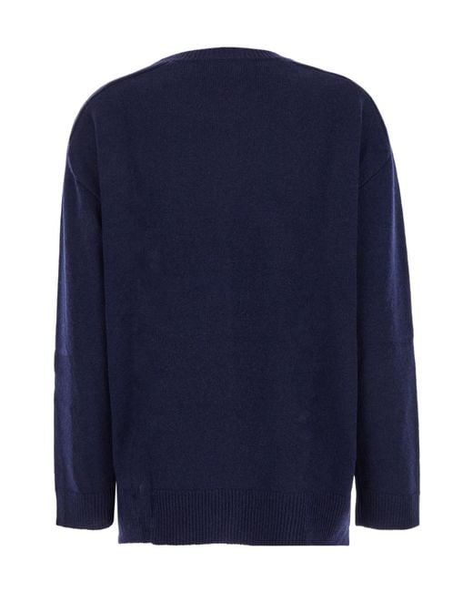P.A.R.O.S.H. Blue P.A.R.O..H. Crewneck Knitted Jumper