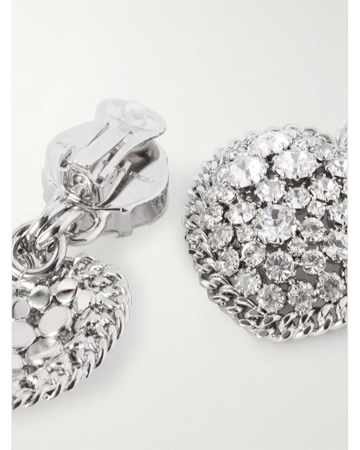 Alessandra Rich Metallic Clip-On Earrings