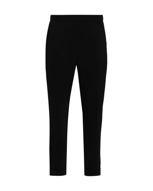 P.A.R.O.S.H. Black P.A.R.O..H. Slim Fit High Waisted Pants