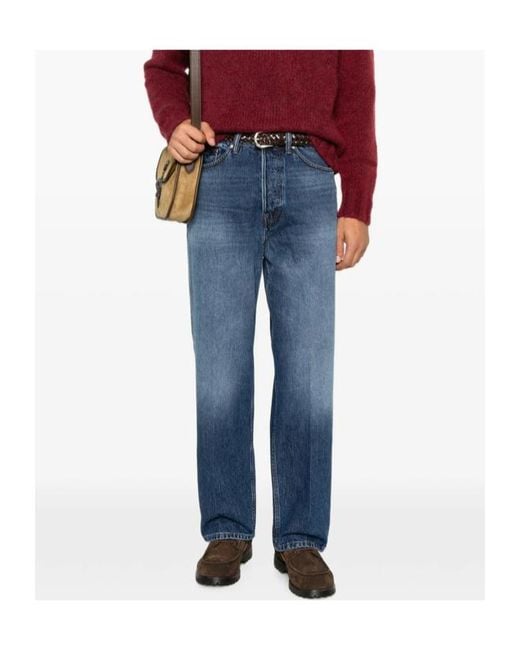 Nine:inthe:morning Blue Five-Pocket Jeans for men