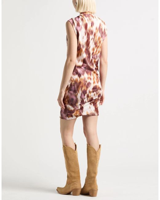 Isabel Marant Pink Tie-Dye Slim-Fit Dress