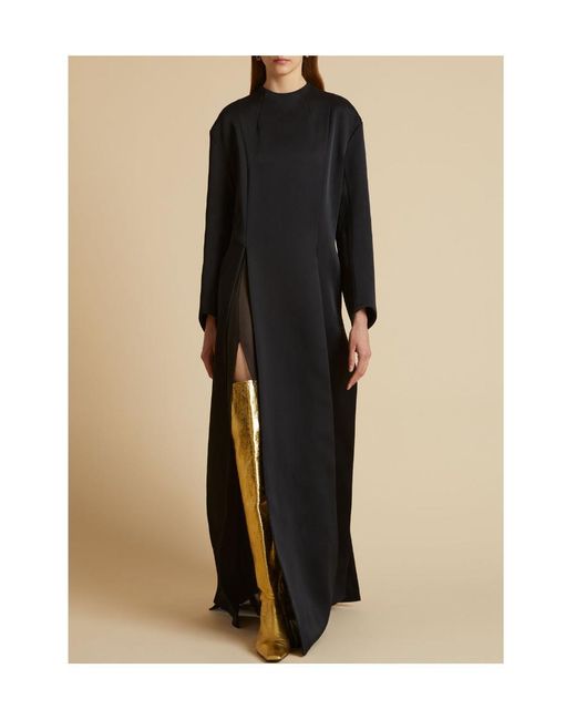 Khaite Black The Clete Maxi Dress