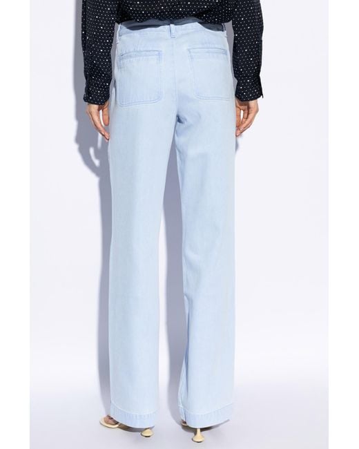 A.P.C. Blue Seaside Straight-Leg Jeans