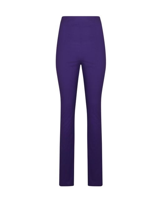 Philosophy Di Lorenzo Serafini Purple High-Waisted Skinny Jeans