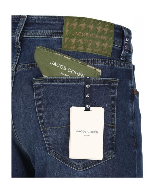 Jacob Cohen Blue Straight-Leg Jeans for men