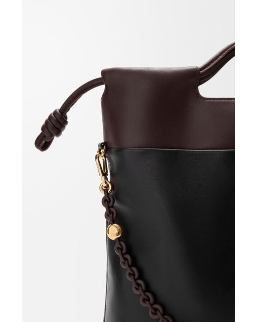 Loewe Black Flamenco Purse Tote Bag