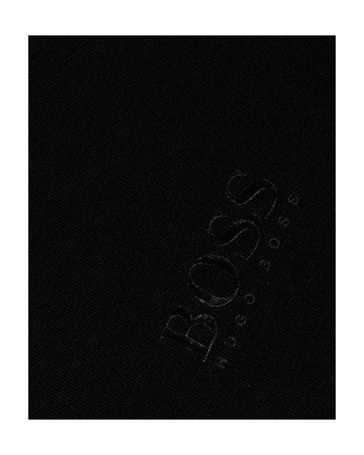 Boss Black T-Shirt With Round Neck And Short Sleeves for men