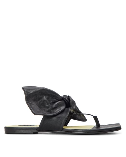 Givenchy White Minimalist Flat Sandals
