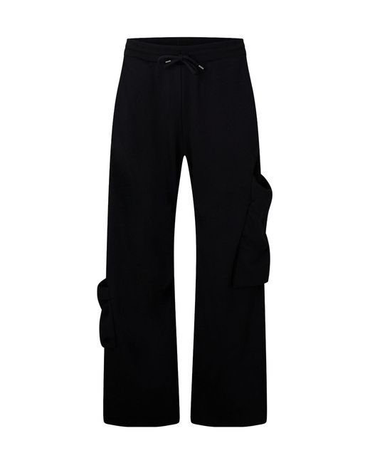 Vivienne Westwood Black Wideleg Cargo Sweatpants for men
