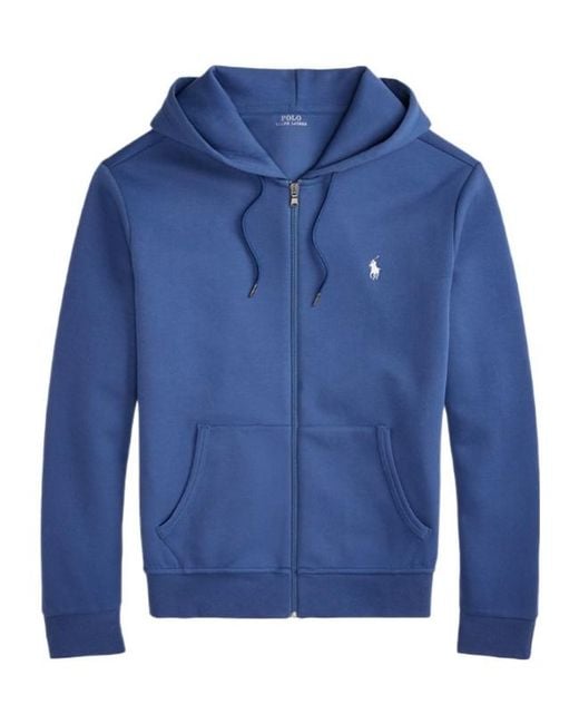 Polo Ralph Lauren Blue Zip-Up Hoodie for men