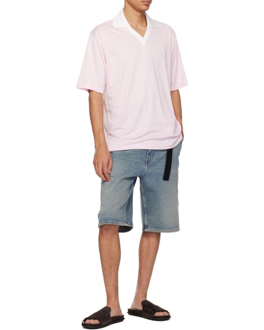 Courreges Blue Courrèges Cargo Denim Shorts for men