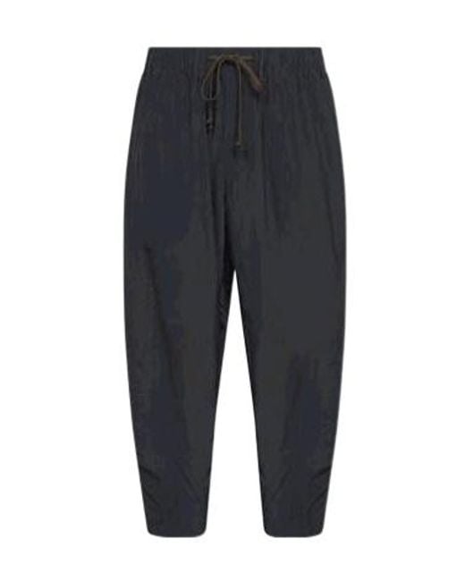 Uma Wang Blue Drawstring Casual Pants for men