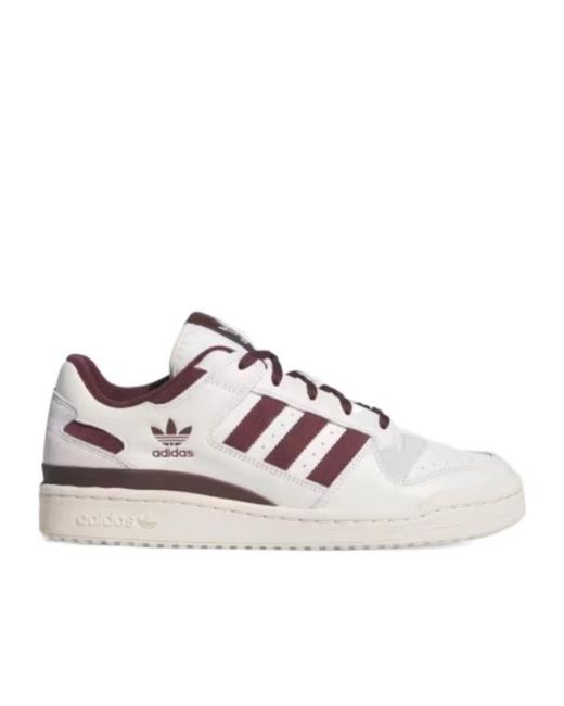 Adidas Originals Pink Forum Low Cl Lace-Up Sneakers for men