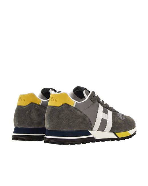 Hogan Multicolor Panelled Lace-Up Sneakers for men