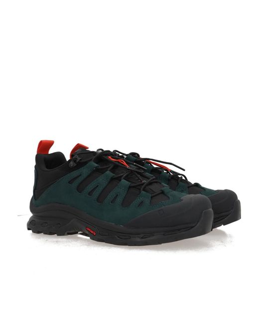 Salomon Lab Black Salomon Logo Printed Lace-Up Sneakers for men