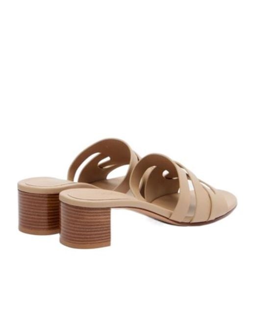Gianvito Rossi Pink Leather Sandals