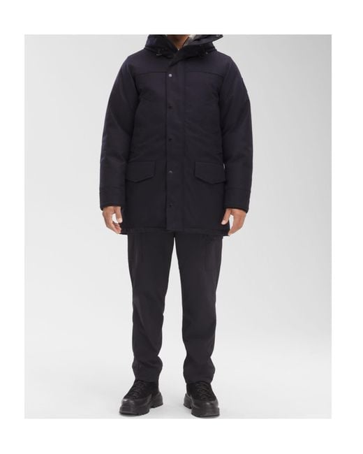 Canada Goose Blue Langford Hooded Parka for men