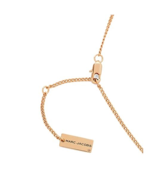 Marc Jacobs Metallic The Mini Icon Daisy Necklace