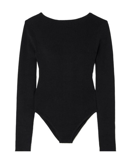 St. Agni Black Long Sleeve Jumpsuit