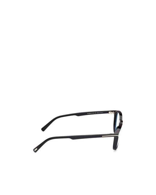 Tom Ford White Eyewear Square Frame Glasses for men