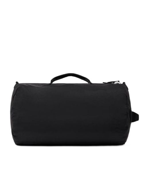 Stone Island Black Logo Detail Duffle Bag for men