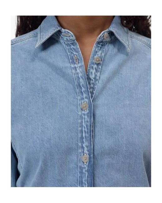 Closed Blue Waisted Denim Dress
