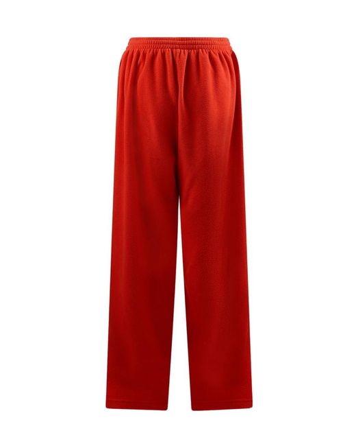 Balenciaga Red Plush Comfortable Pajamas