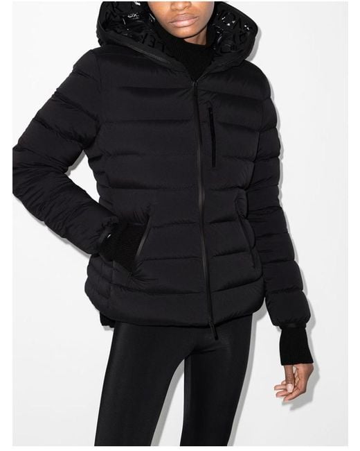 Moncler Black Hooded Down Jacket