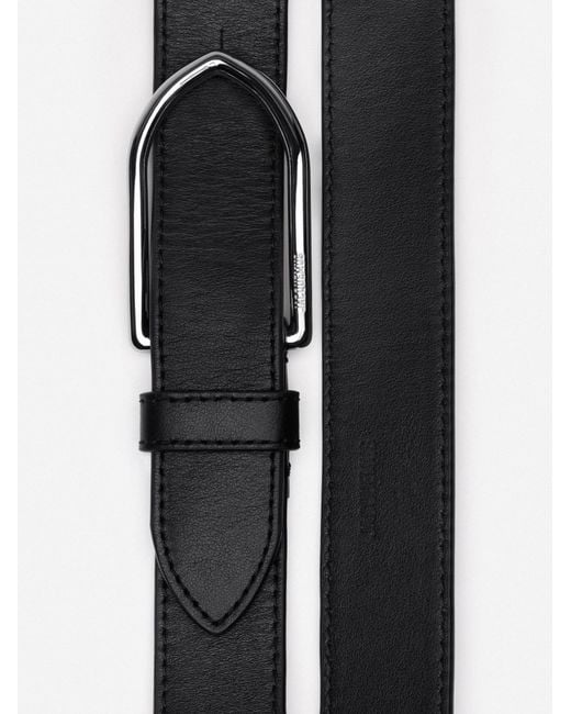 Jacquemus White The Bambino Buckled Belt for men