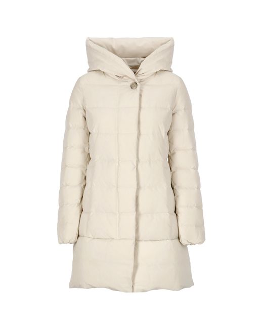Woolrich Natural Prescott Hooded Down Parka