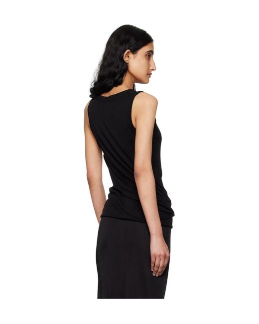 Helmut Lang Black Layered Vest