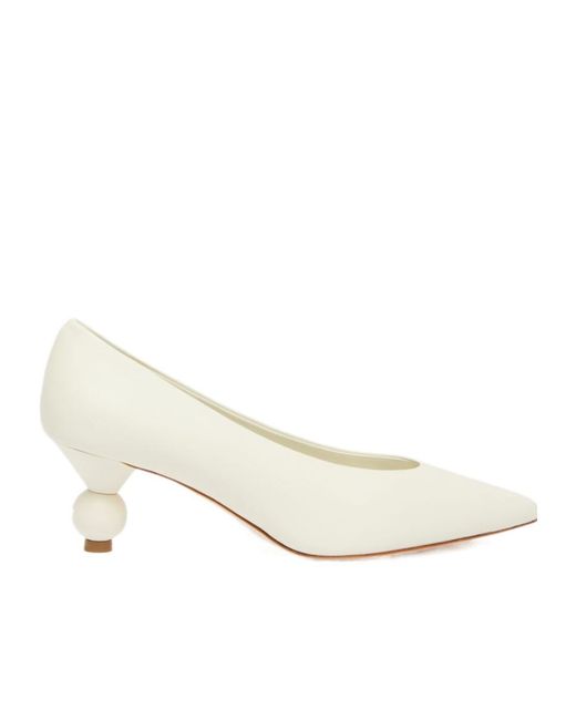 Weekend by Maxmara White Pointed High Heels