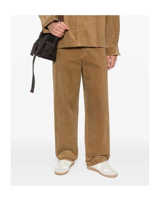 A.P.C. Brown Corduroy Trousers for men