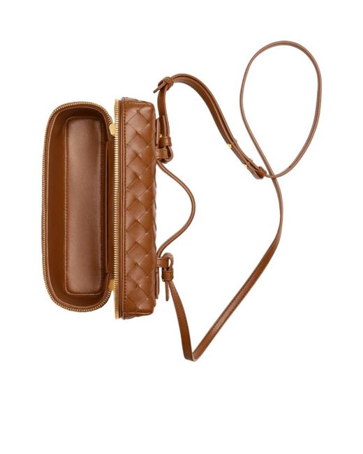Bottega Veneta Brown Bang Bang Zipped Vanity Case