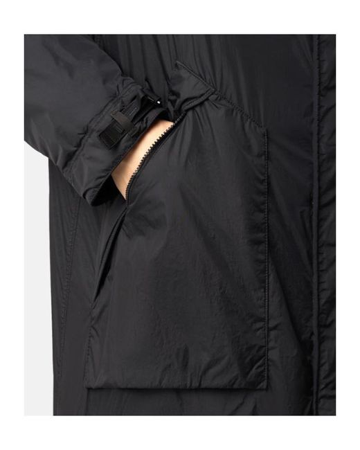 Stone Island Black Quilted High-Collar Vest With Adjustable Fit By for men