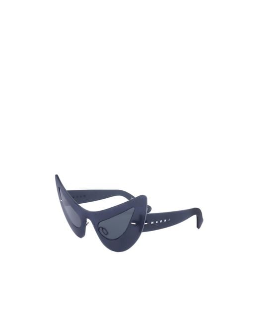 Marni Blue Full Frame Sunglasses for men