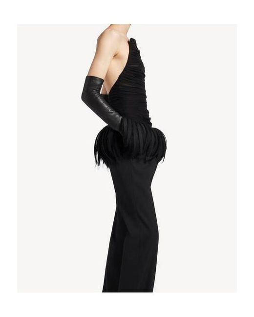 Balenciaga Black Fitted Bustier Top